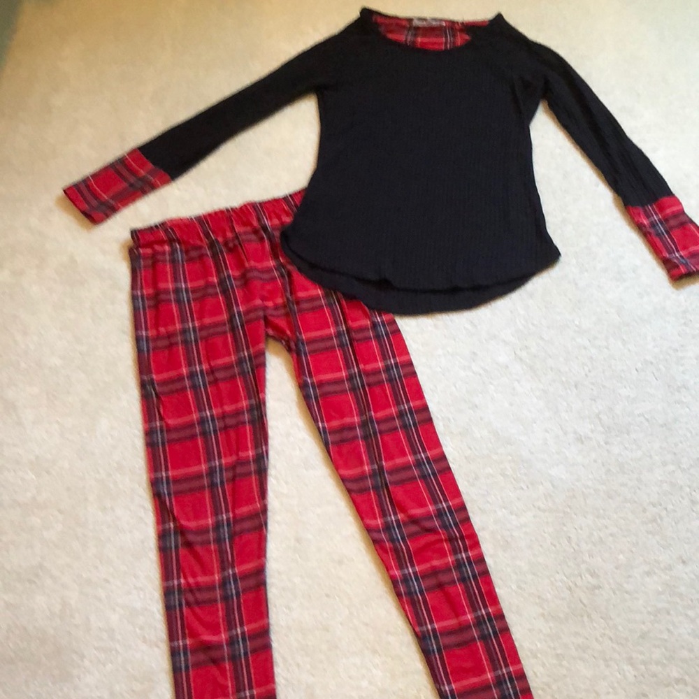 Pink Rose Lounge Legging Pajamas Size S
